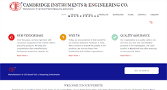 Desktop Screenshot of cieinstrument.com